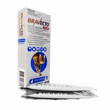 ブラベクトプラス猫用（2.8〜6.25kg）0.89ml×2本