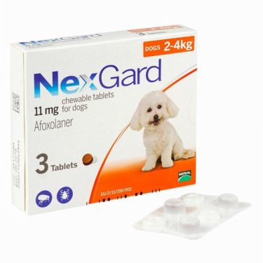 ネクスガード11mg（2kg～4kg）3チュアブル入り