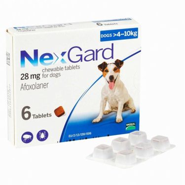 ネクスガード28mg(>4kg~10kg)3チュアブル入り